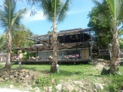 วิวของร้านอาหารของเกาะกูดรีสอร์ทที่มองมาจากหน้าหาด